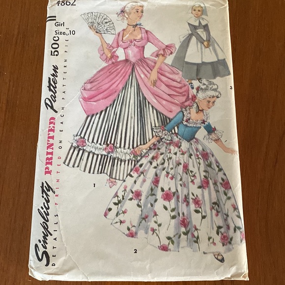 Vintage Simplicity Girls Costume Pattern - Picture 2 of 9